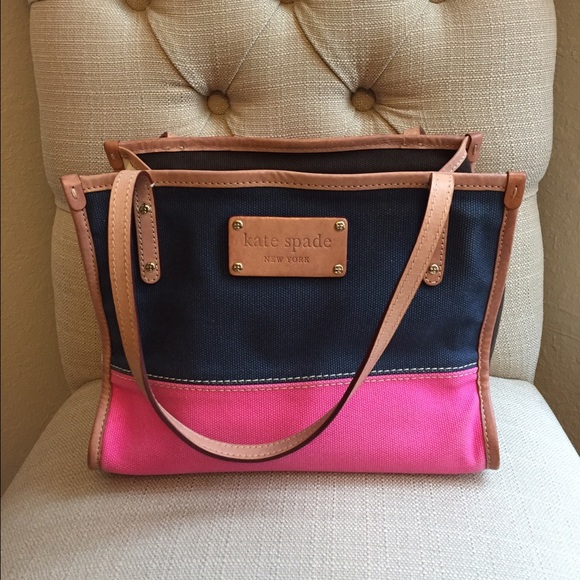 HOLD • Kate Spade canvas and leather purse