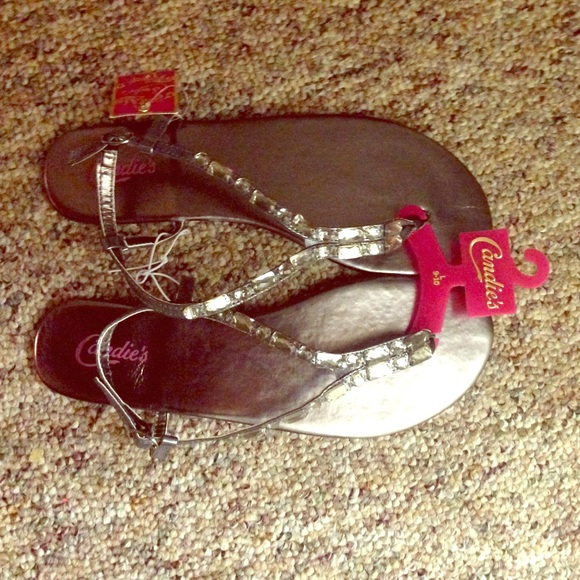 NWT jeweled sandals