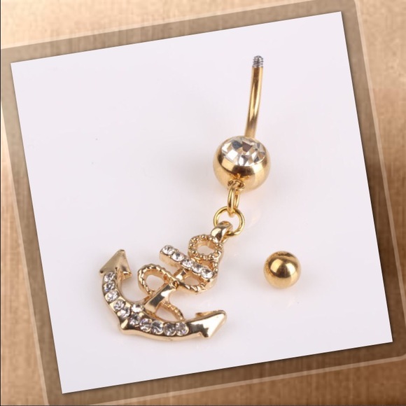 Anchor belly ring - Picture 2 of 3