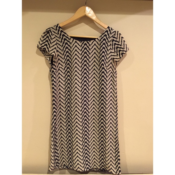 Francesca's Collection Shift Dress, Chevron