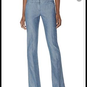 The Limited 312 Fit & Flare chambray trouser jeans