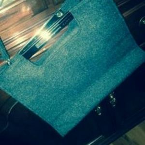 Guess wool gray small purse