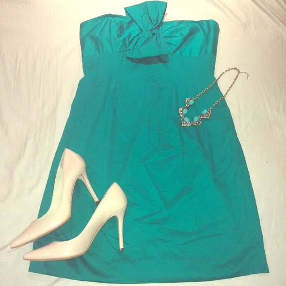Green J Crew Dress