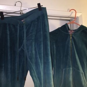 Turquoise Juicy track Suit