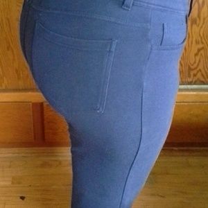 Navy blue boot cut pants