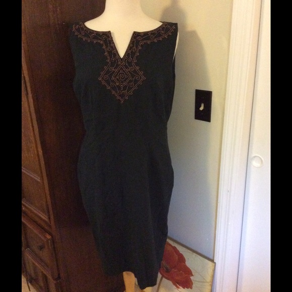 LAST CHANCE Jessica Howard black shift dress sz 14