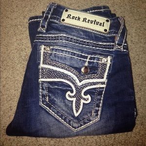 ‼️SOLD‼️Rock Revival Jeans