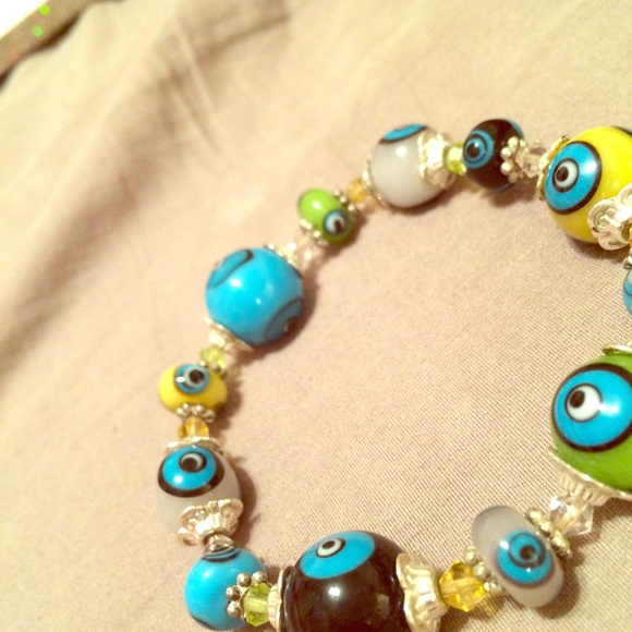 Quirky beaded bracelet.