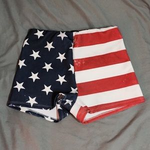 American Flag Shorts
