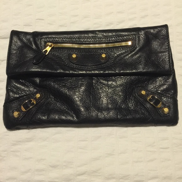 AUTHENTIC Balenciaga Envelope Clutch - Picture 1 of 4