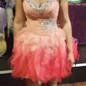 Sparkling Short Poofy Dress