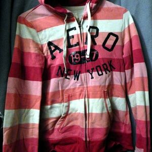 Striped Aeropostale Hoodie