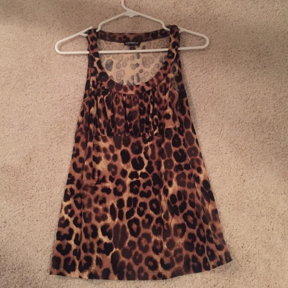 Express Tops - Express leopard tank