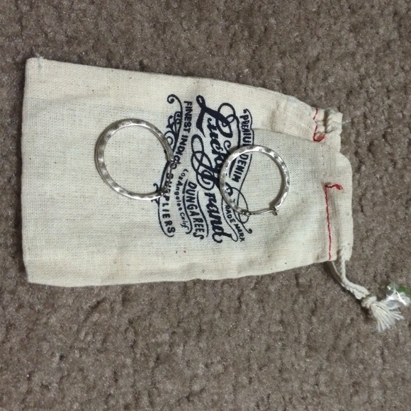 Lucky brand silver hoops