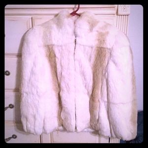 Real Rabbit Fur Coat