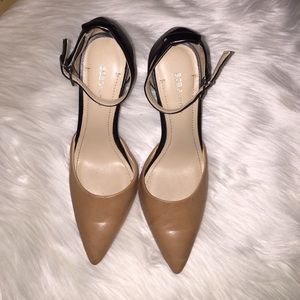 BCBG Black and Nude Shoes