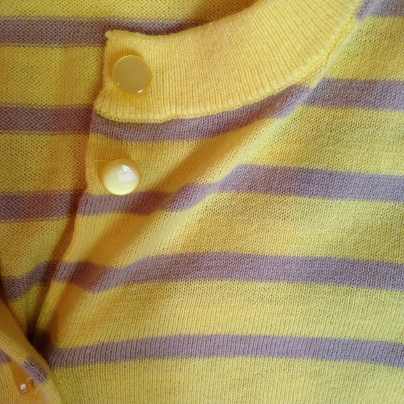 JCrew Factory Clare cardigan in stripe - Picture 3 of 3