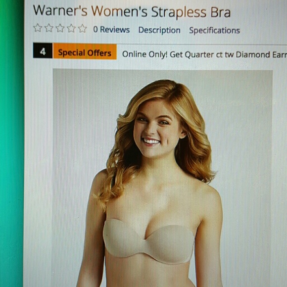 ~ Nude Strapless Bra ~ - Picture 1 of 4
