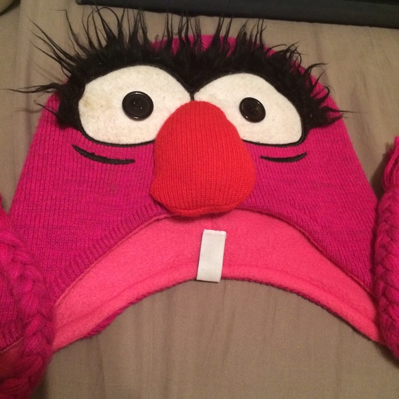 Animal character hat.