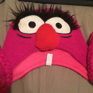 Animal character hat.