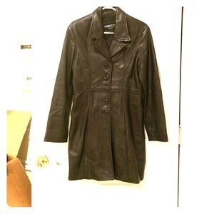 Authentic leather coat