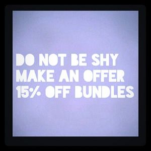 15% OFF BUNDLE SALE!!!!!!!!