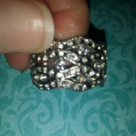 Wavy silver ring - Picture 2 of 3