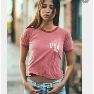 Brandy Melville USA crop shirt