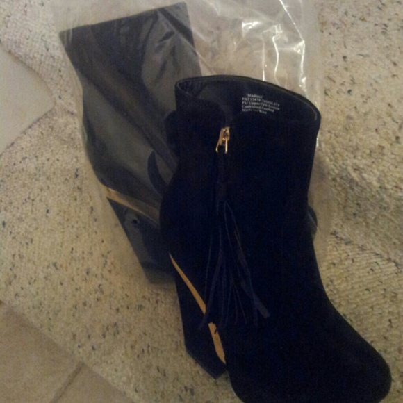 Black Suede Bootie