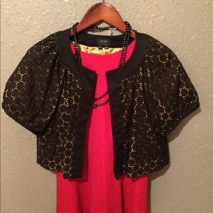 Jacket / blazer.  Yellow and black.