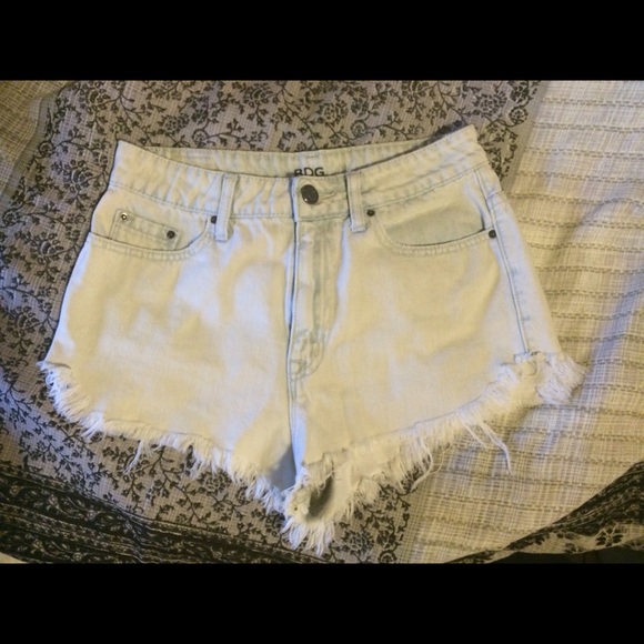 BDG High Rise Dolphin Denim Shorts