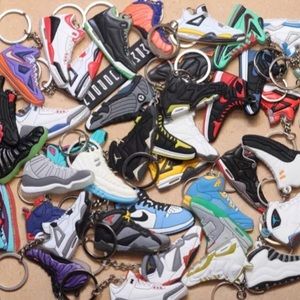 10 Nike Air Jordan Sneaker Keychains - Random Pick