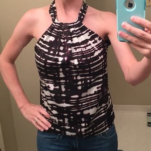 Purple and black Ann Taylor shirt