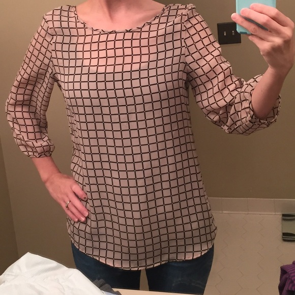 Tan and black Spense top - Picture 3 of 3