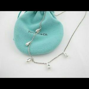 Tiffany five teardrops necklace