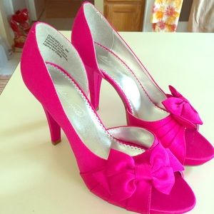 Hot pink heels