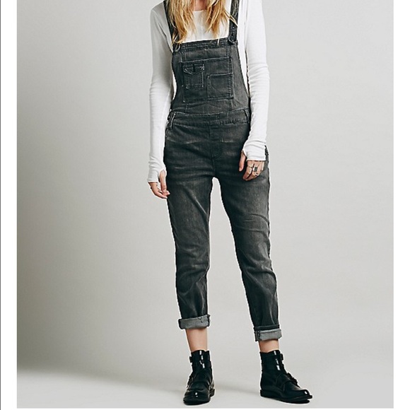Washed Denim Overall