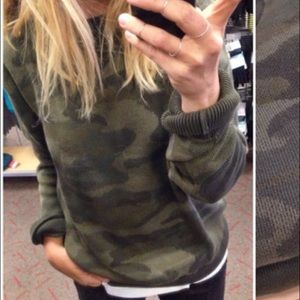 Camo mens sweater -perfect for oversized cozy look