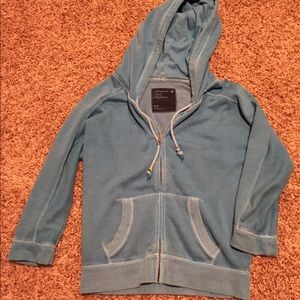 Blue hoodie