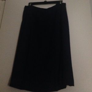 Navy blue long skirt