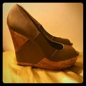 Beautiful dark tanned wedges