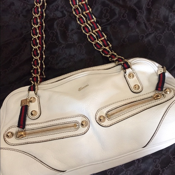 Gucci white leather handbag - Picture 2 of 2
