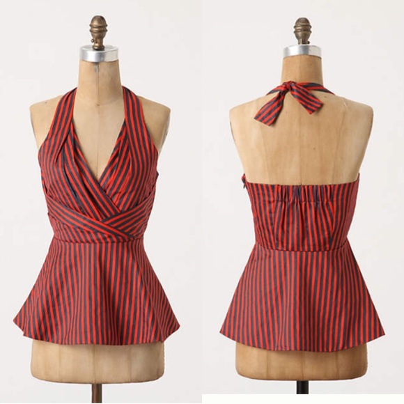 Anthropologie Odille halter top size 0