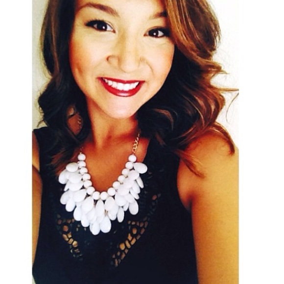 White necklace from target