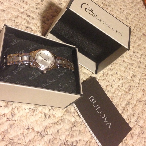 watch. Ducks unlimited. Bulova.
