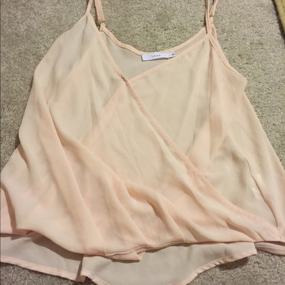 Baby pink tank worn once