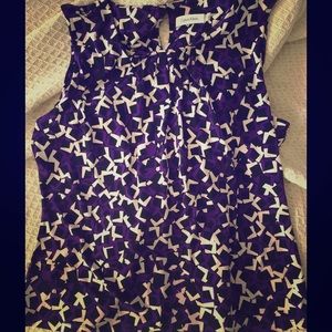 Purple & black top lightweight top