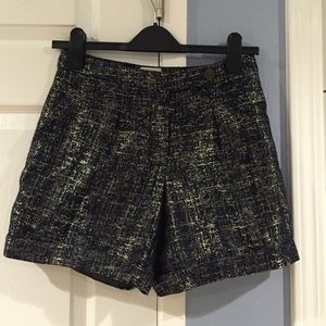 NWOT Metallic shorts