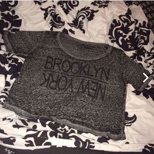 Brooklyn New York crop top