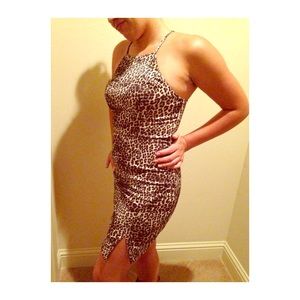 Fitted Cheetah Dress